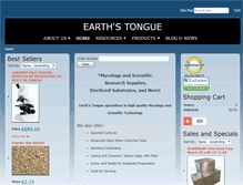 Tablet Screenshot of earthstongue.com